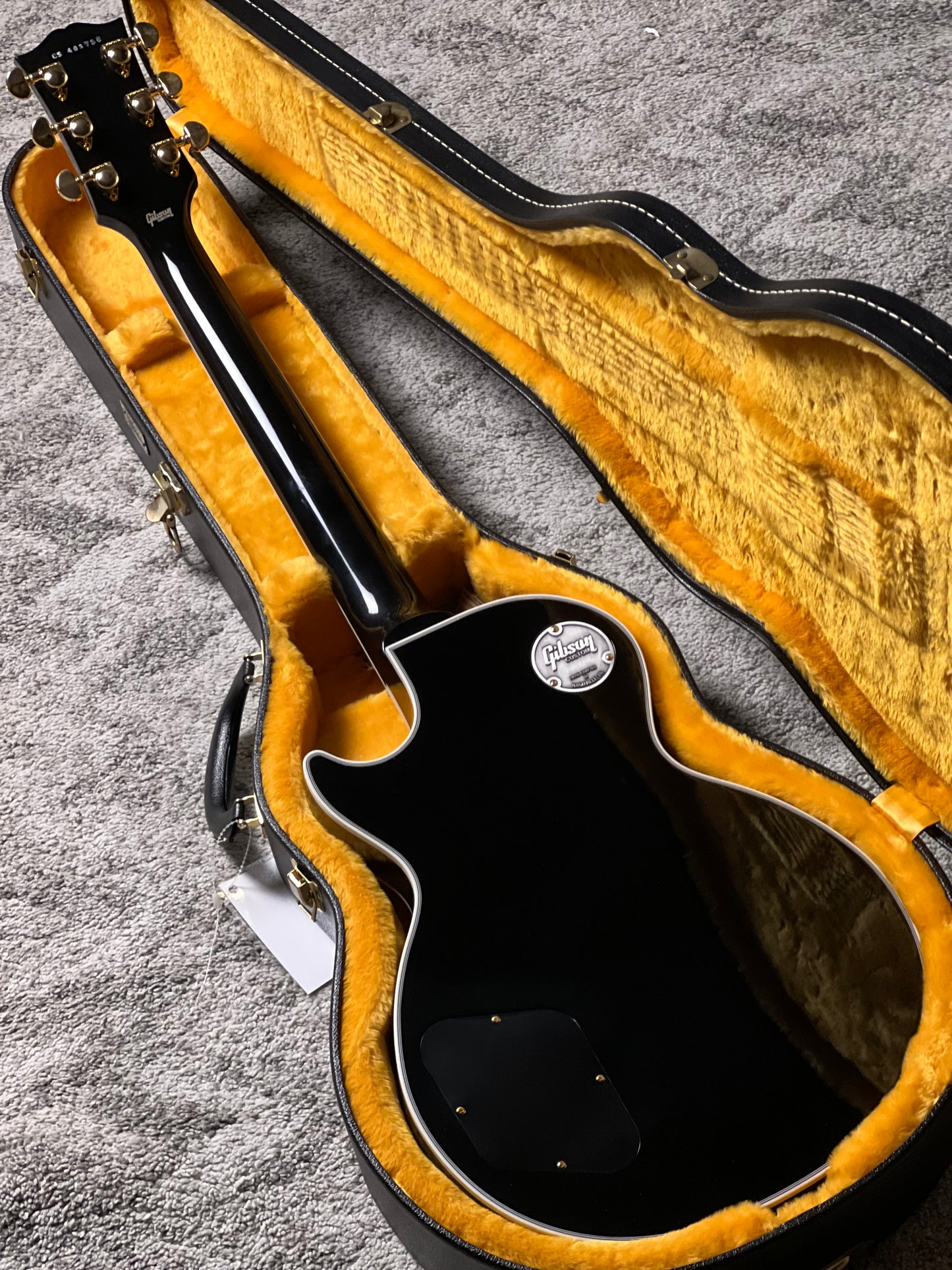 Gibson Les Paul Custom Ebony Fingerboard Gloss Ebony w/ Case CS 403758