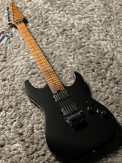 Soloking MS-1 Custom 24 HH FR Flat Top in Metallic Black Nafiri Special Run