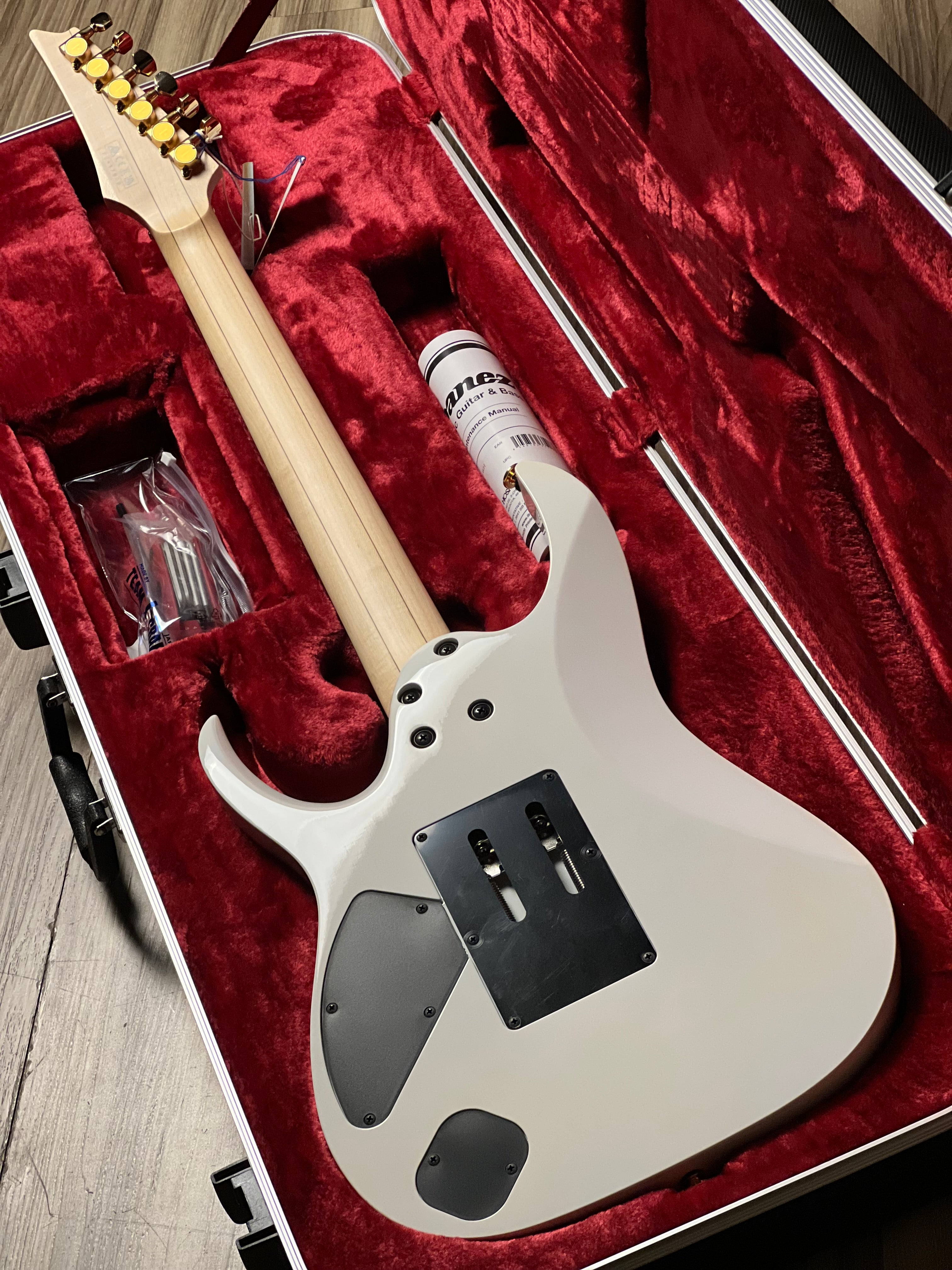 Ibanez Axion Label RGA622XH w/Case in White – nafiriguitar.com