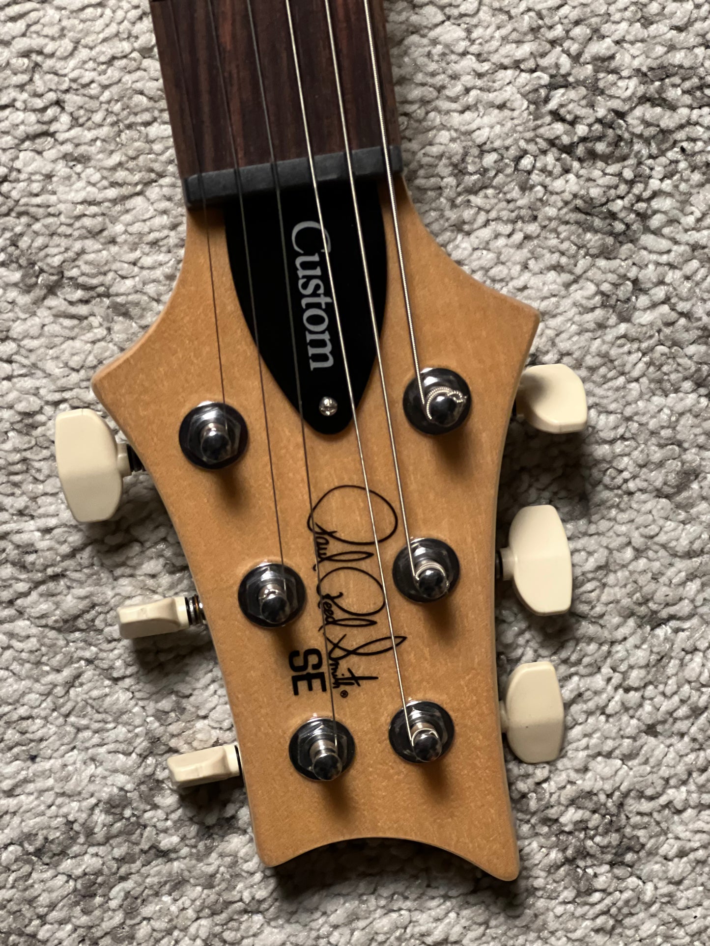 PRS SE Custom 24 Flame in Trampas Green