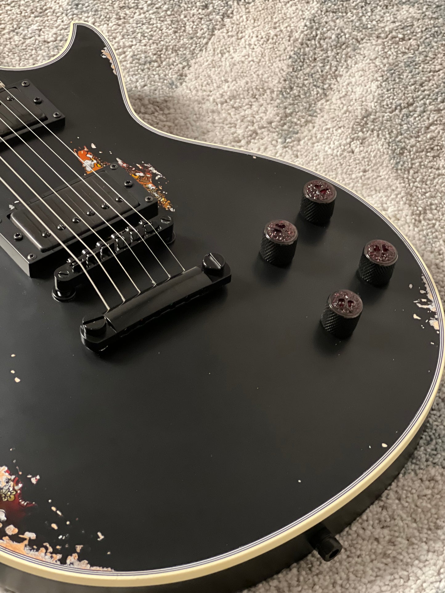 Dhatarattha Custom DLP in Black Over Paisley Relic