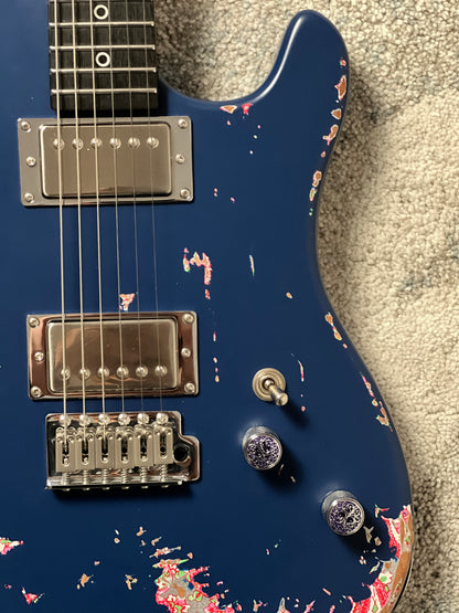 Dhatarattha Performance DTL HH in Navy Blue Over Pink Paisley with RW FB