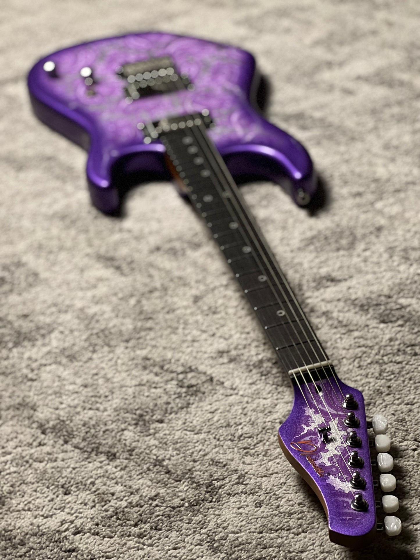 Dhatarattha Performance DST HH in Purple Paisley with Rosewood FB