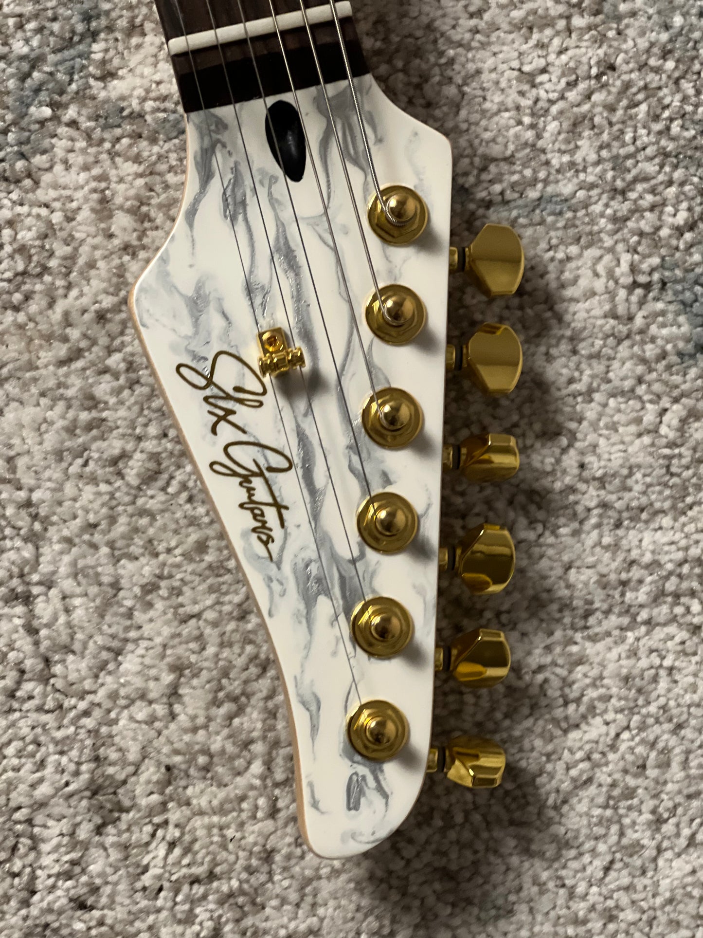 SLX X Dhatarattha Custom DST in Antarctic Shmear with Rosewood FB
