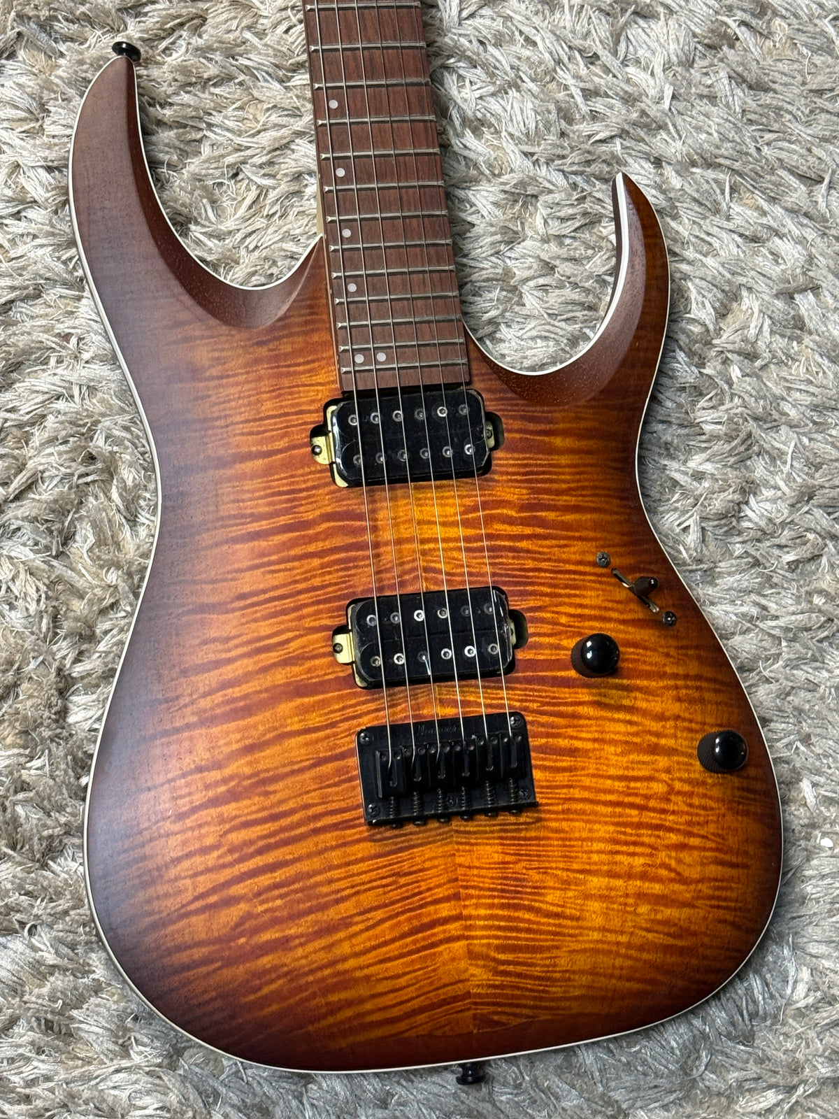 Ibanez RGA42FM in Dragon Eye Burst Flat I260811638 (USED)