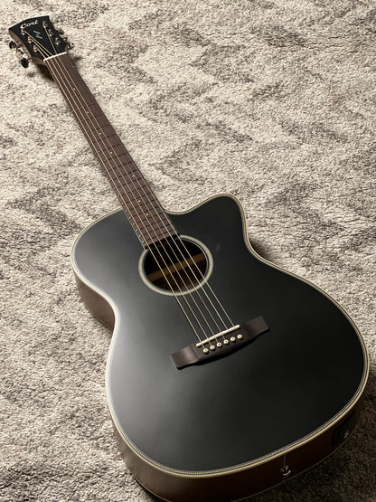 Cort Essence ES-OC4-BTSG Acoustic Guitar, Black Top Semi Gloss