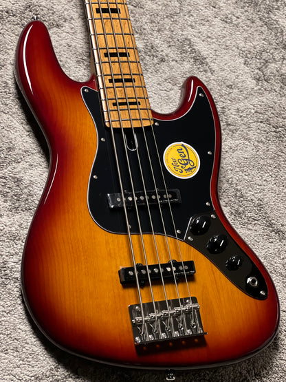 Sire Marcus Miller V5 Alder 5-String Bass Guitar in Tobacco Sunburst