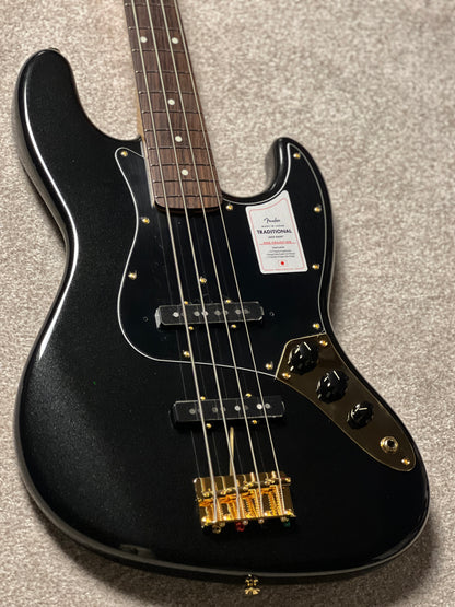 Fender Japan Traditional 2025 Collection 60s Jazz Bass with RW FB in Black Pearl JD25016119