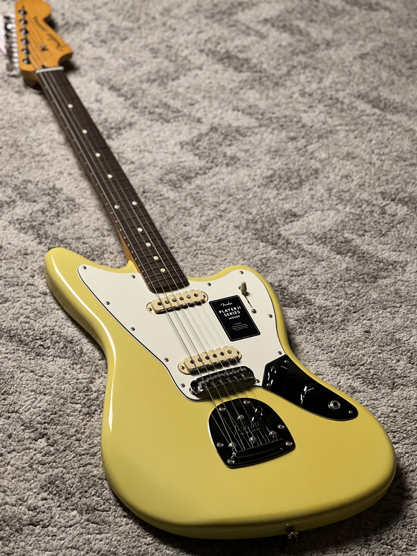 Fender Player II Jaguar With RW FB in Hialeah Yellow