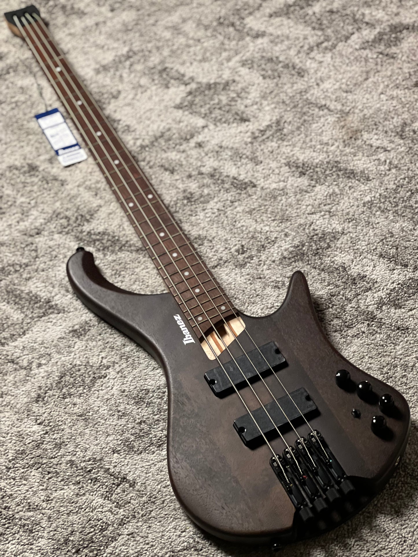 Ibanez Bass Workshop EHB600-WNF Bass Guitar in Walnut Flat