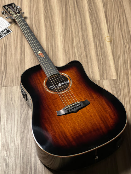Tanglewood TWX5 CEK Winterleaf Exotic Dreadnought Cutaway in Autumn Burst Gloss w/Bag