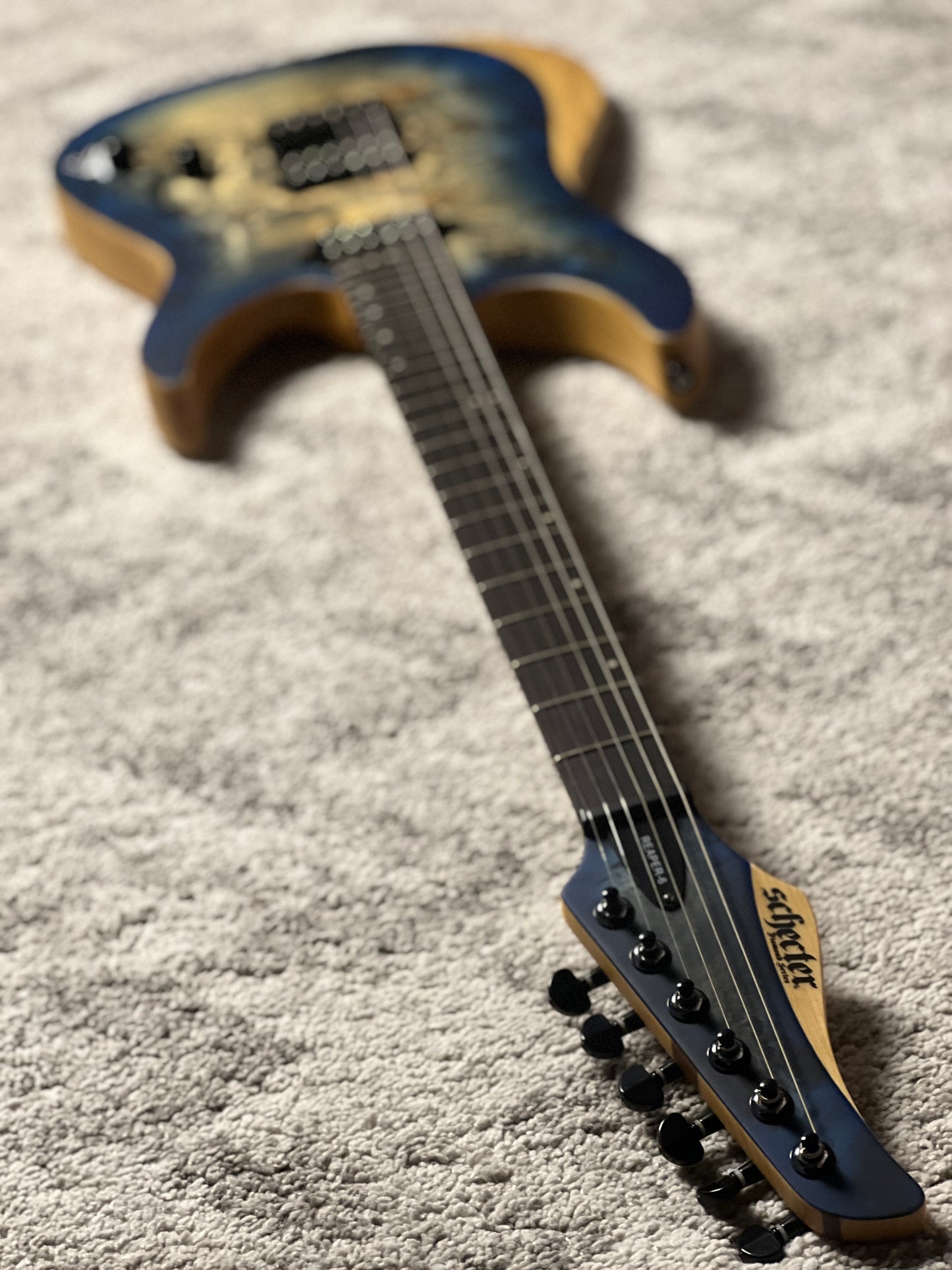 Schecter Reaper-6 - Satin Sky Burst IW19021449