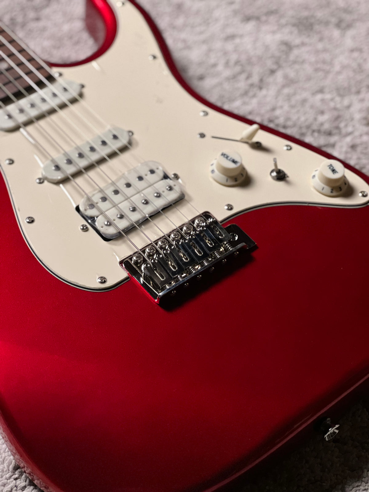 Soloking MS-1 Tribute NEO with rosewood FB in Candy Apple Red