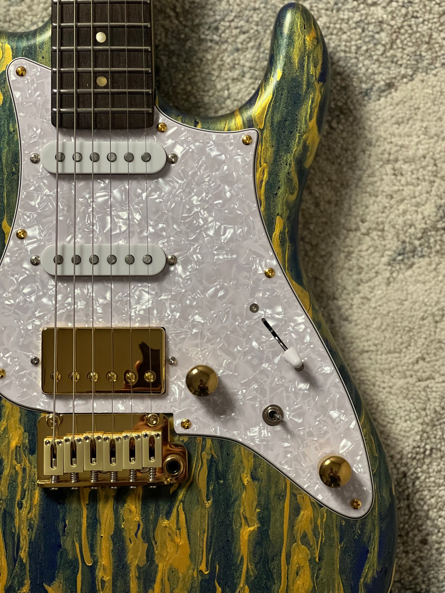 SLX X Dhatarattha Custom DST in Malibu Shmear with Rosewood FB