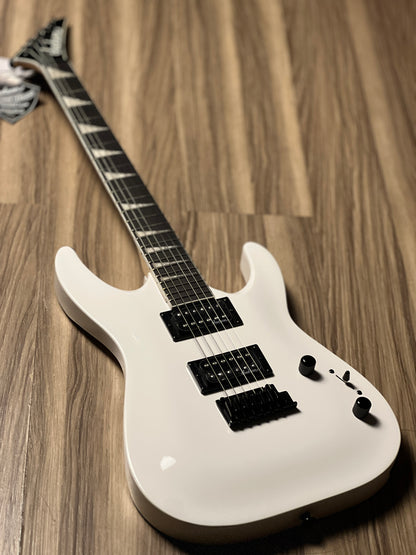 Jackson JS Series Dinky Arch Top JS22 DKA with Amaranth FB in Snow White