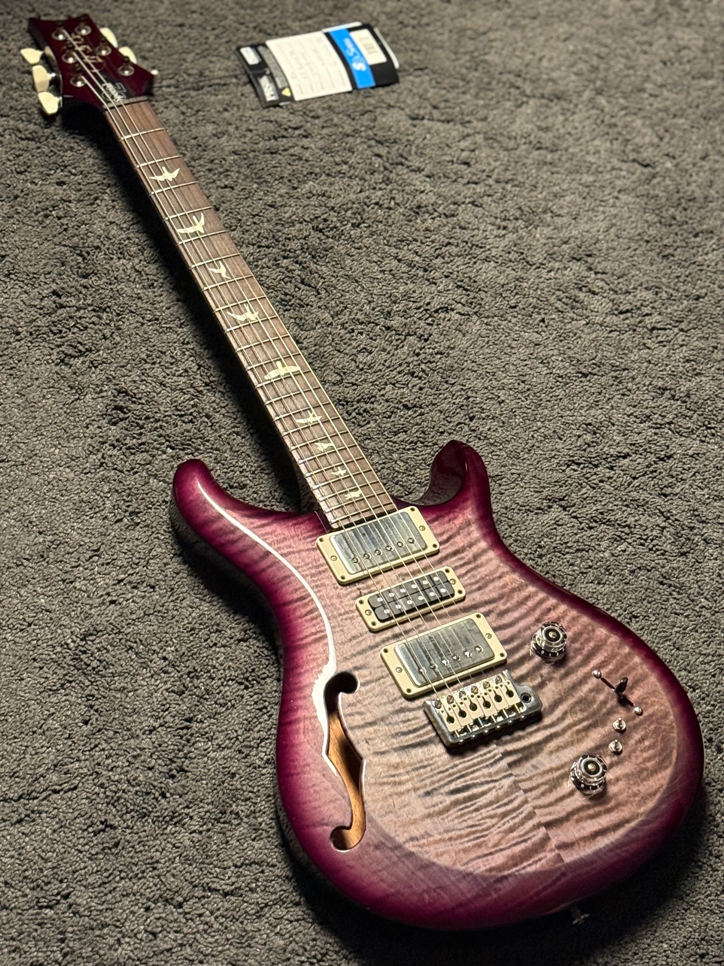 PRS S2 Special Semi-Hollow in Faded Gray Black Purple Burst S2081435
