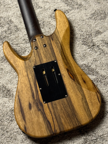 Schecter Sun Valley Super Shredder Exotic in Black Limba W26010856