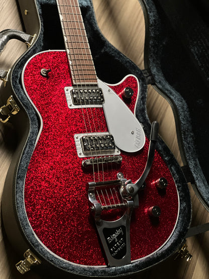 Gretsch G6129T Players Edition Jet FT with Bigsby with Rosewood FB in Red Sparkle