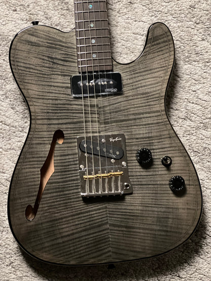 UW GuitarWorks Jazz Pop TL in Transparent Black