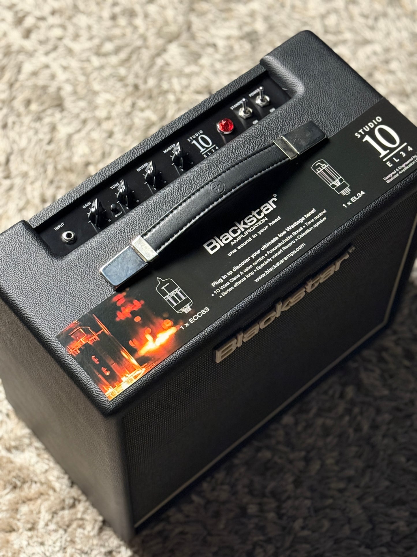 Blackstar Studio 10 EL34 - แอมพลิฟายเออร์คอมโบหลอดคลาส A 10 วัตต์ 