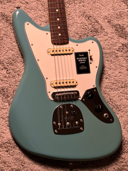 Fender Player II Jaguar With RW FB in Aquatone Blue