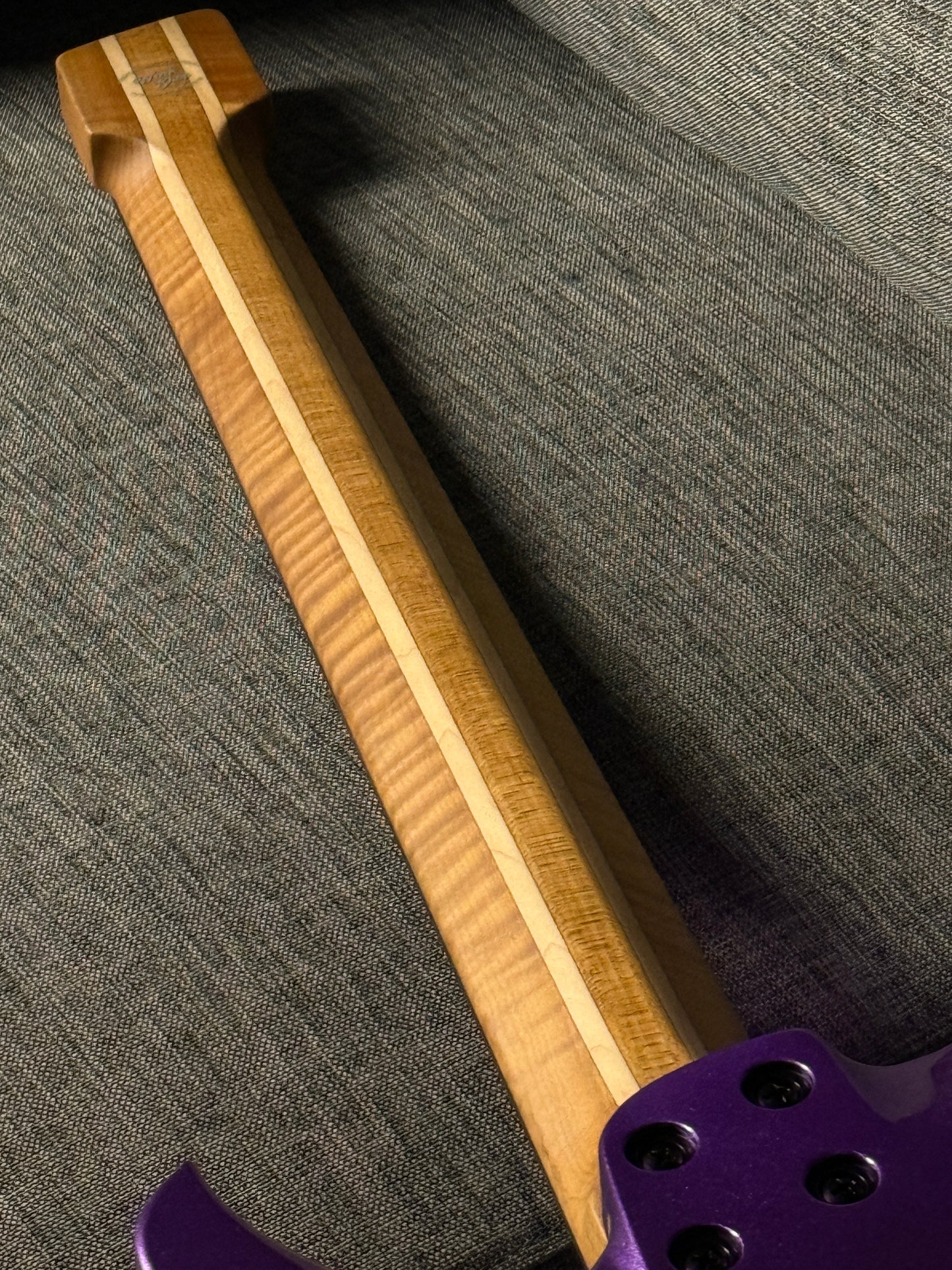 Aguda Black Hole in Cosmic Purple Metallic with Flame Maple Neck Nafiri Special Run