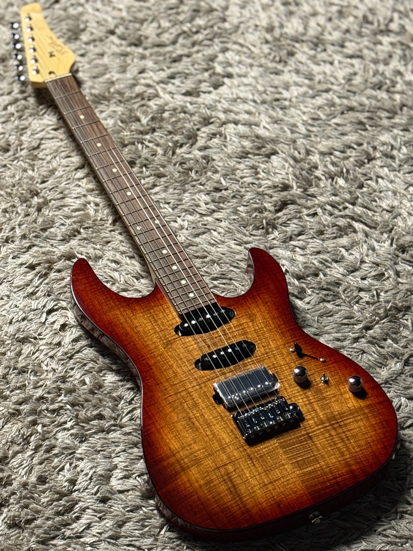 Fujigen FGN Odyssey Series J Standard JOS2-DU-EW2-R/KNB in Koa Natural Burst