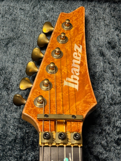 Ibanez Japan Custom Shop Visions IV1RG with Ebony FB in Amber I25306