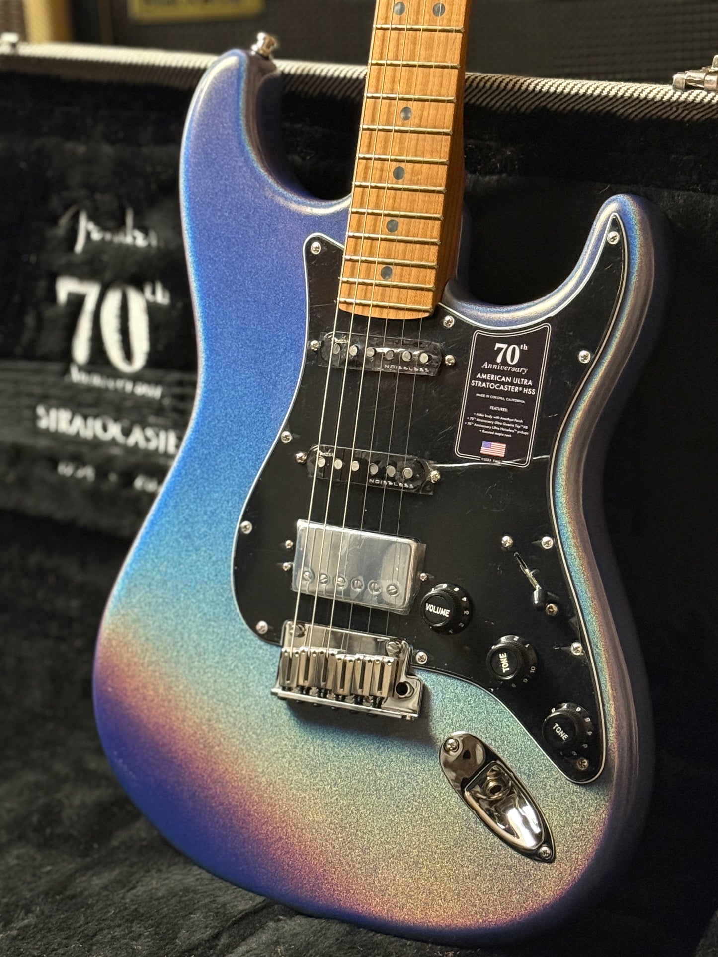 Fender 70th Anniversary Ultra Stratocaster with Maple FB in Amethyst US240979