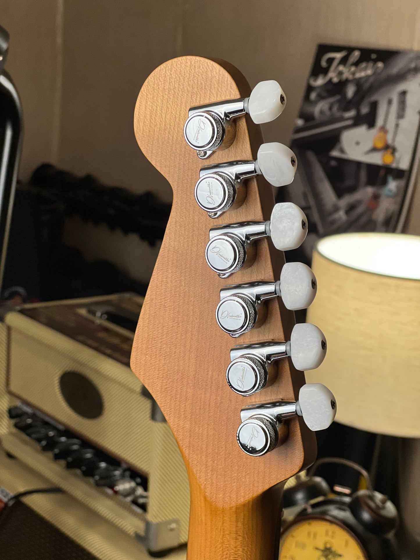 Dhatarattha Classic Modified DST HSS in White Shmear with Rosewood FB