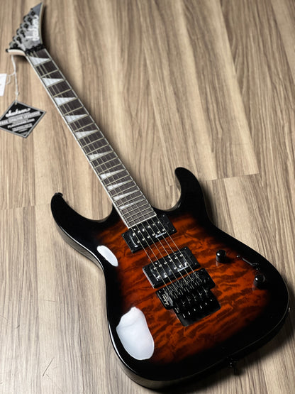 Jackson JS Series Dinky Arch Top JS32Q DKA With Amaranth FB In Dark Sunbrust