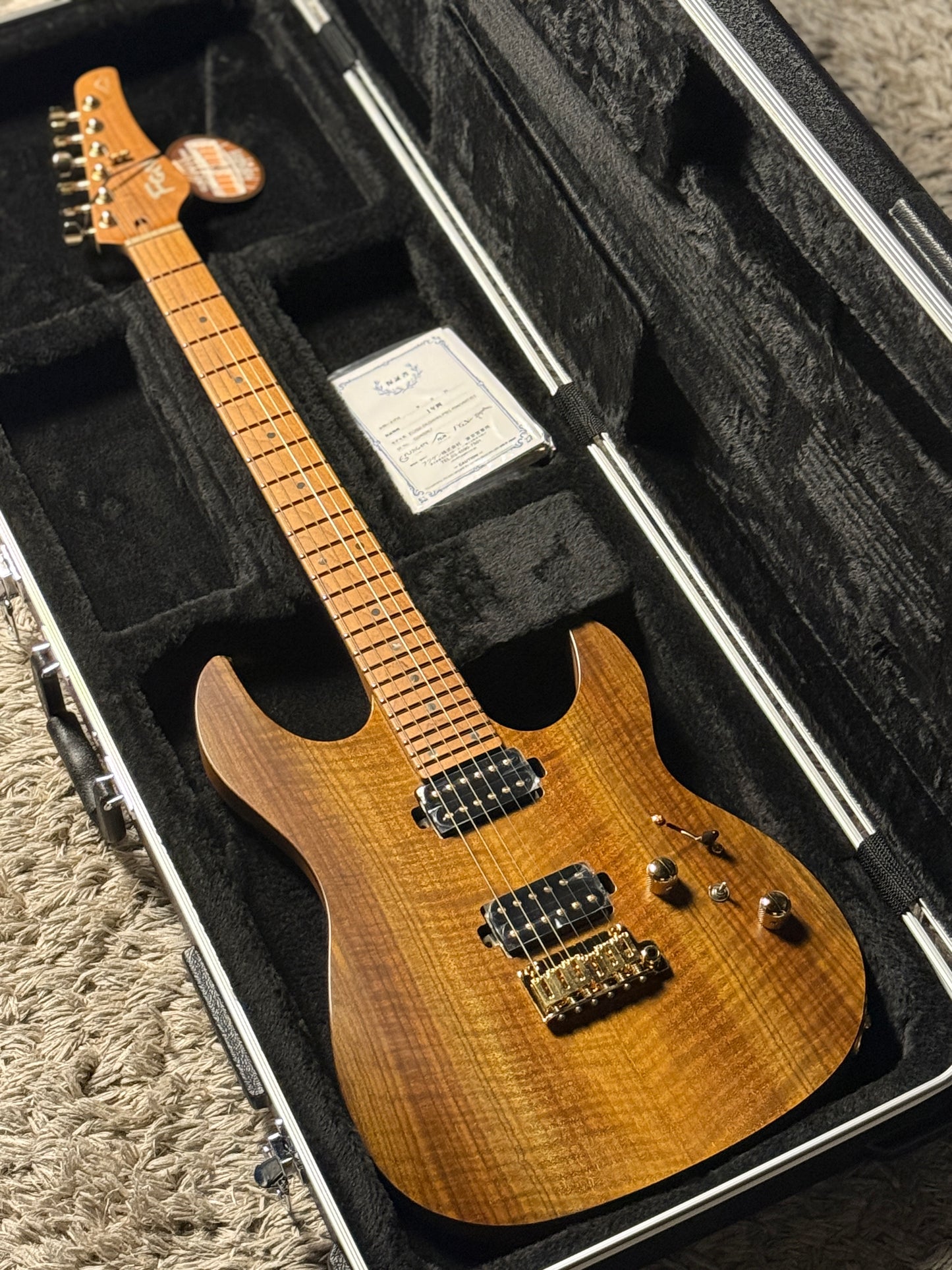 Fujigen FGN EOS2-DU24HH-PB1-RM in Vintage Natural Pay Burman Signature #14