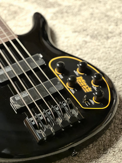 Cort C5 Deluxe Electric Bass Guitar in Black