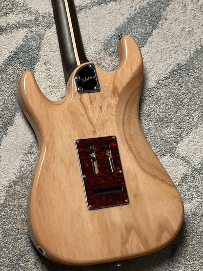 Soloking MS-1 Classic ASH สีเหลืองธรรมชาติ พร้อมชิ้นเดียว Rosewood Neck Nafiri Special Run 