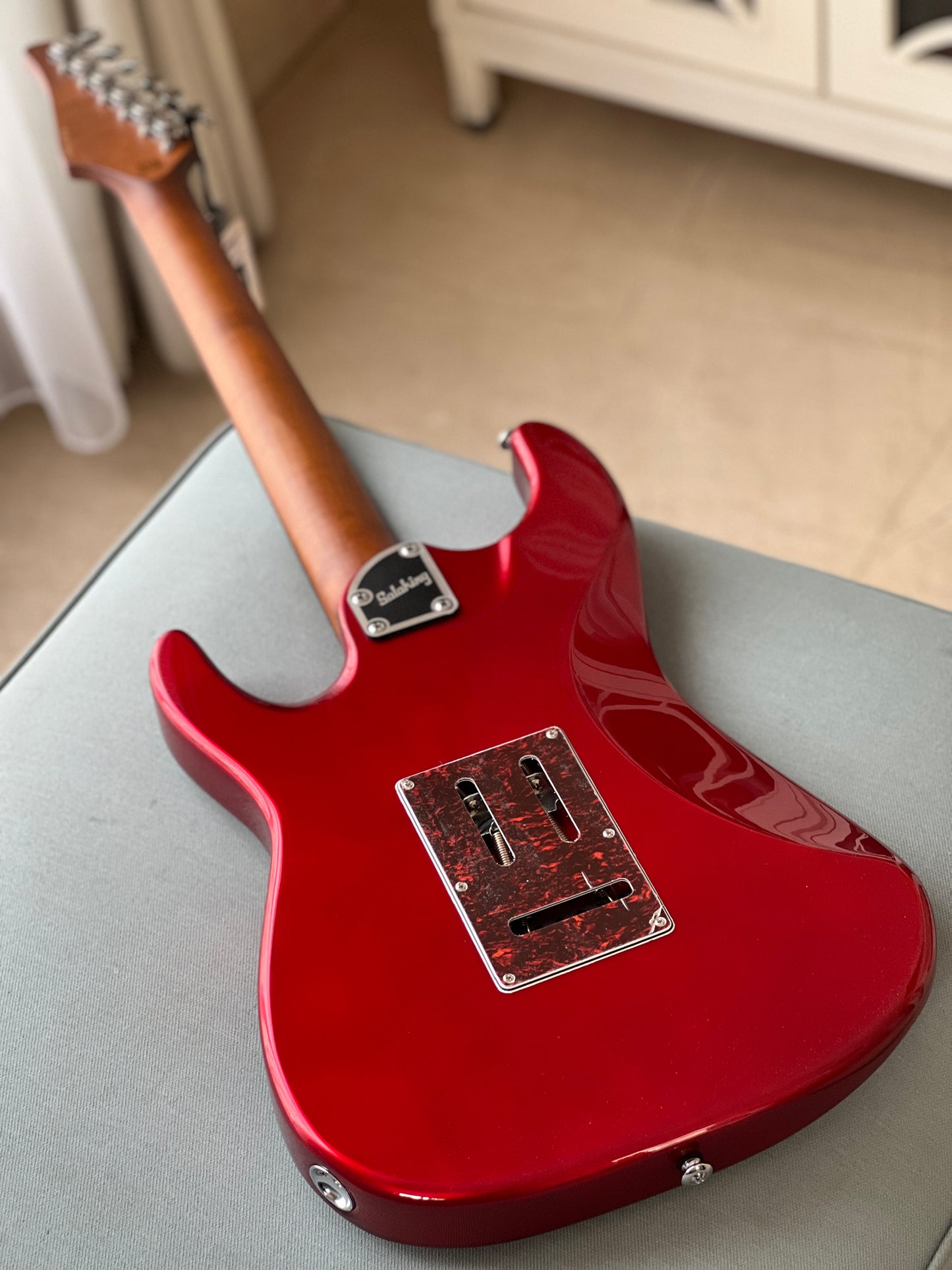 Soloking MS-1 Classic MKII in Candy Apple Red with Entwistle Firestar Nafiri Special Run