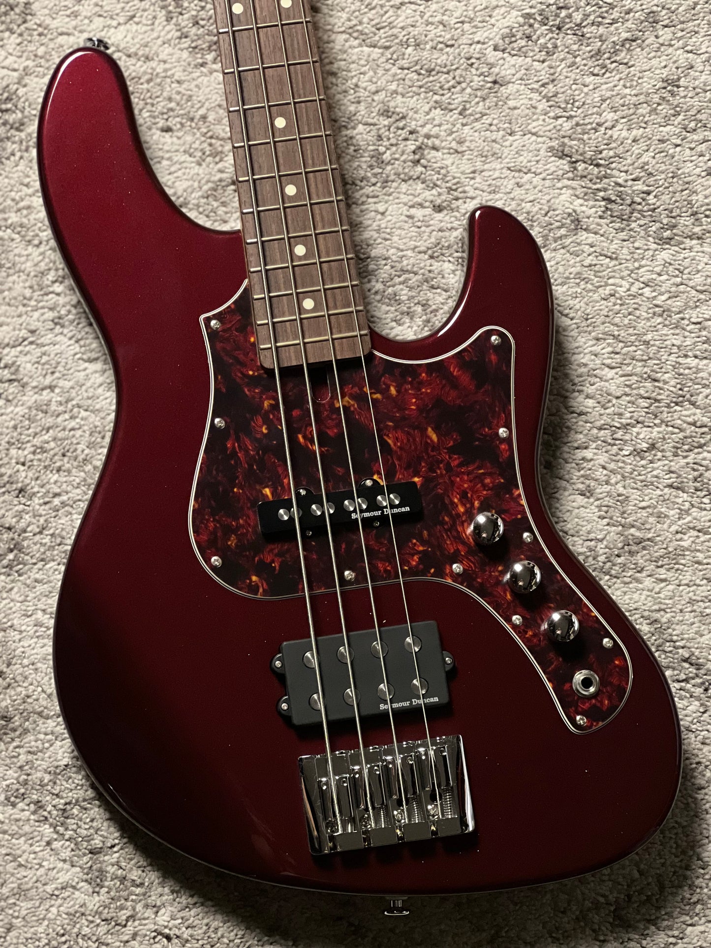 Fujigen FGN Mighty Jazz JMJ2-AL- R/AZM in Azuki Metallic