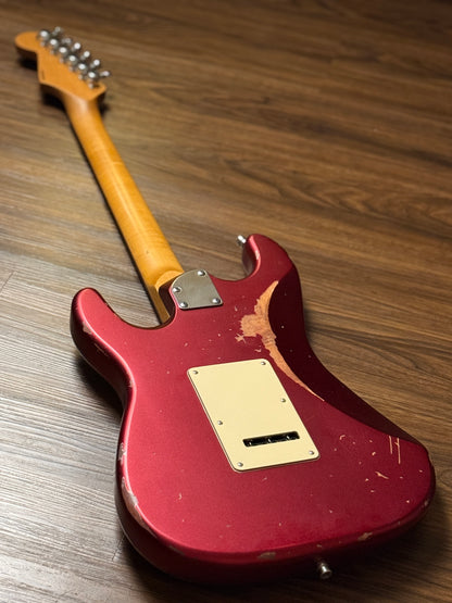 Dhatarattha Classic DST HSS in Pink Paisley with Rosewood FB and Nitrocellulose Lacquer Relic