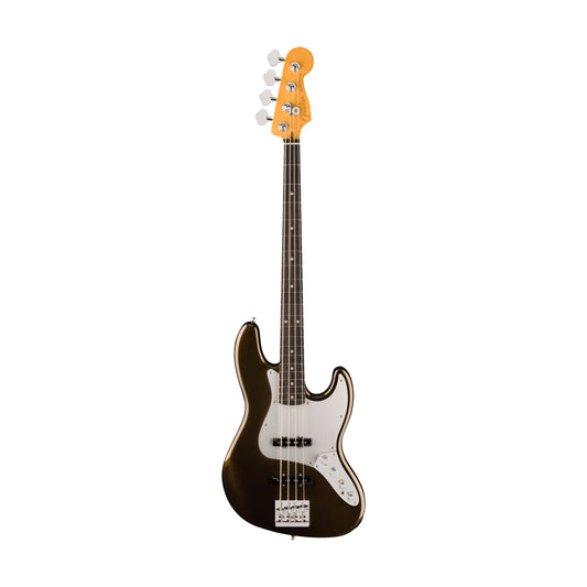 Fender American Ultra II Jazz Bass with Ebony FB in Texas Tea