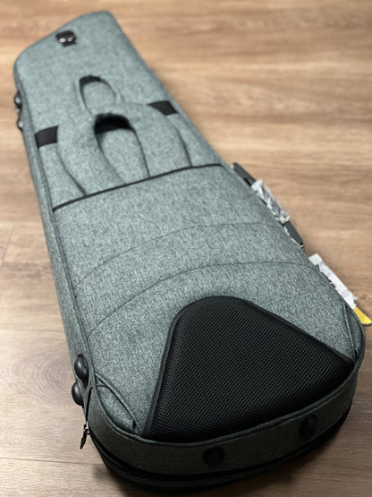 Aguda Musicboy with Premium Glossy Roasted Flame Maple Neck in in Seafoam Green 1