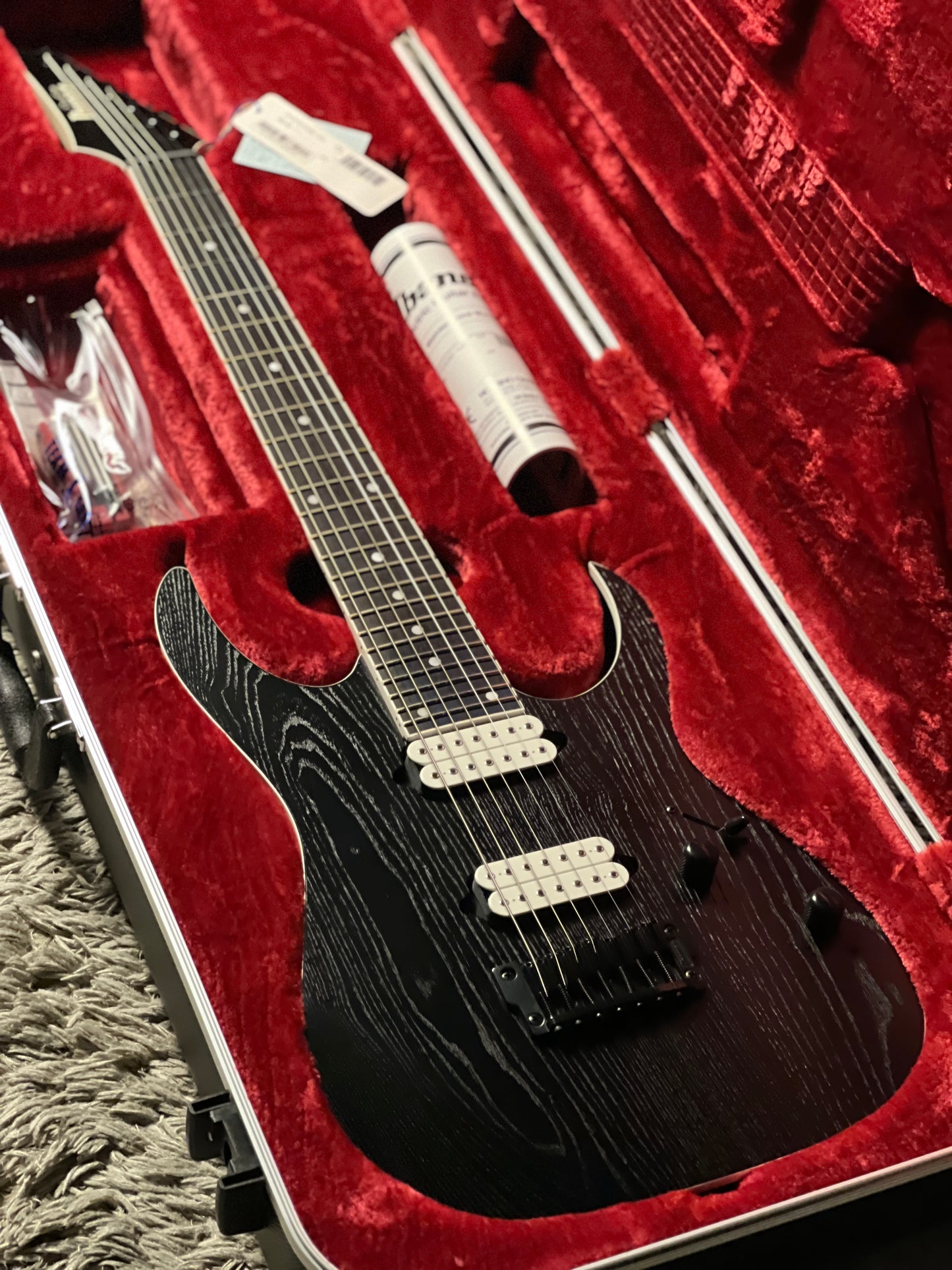 Ibanez Prestige RGR752AHBF in Weathered Black F2409724