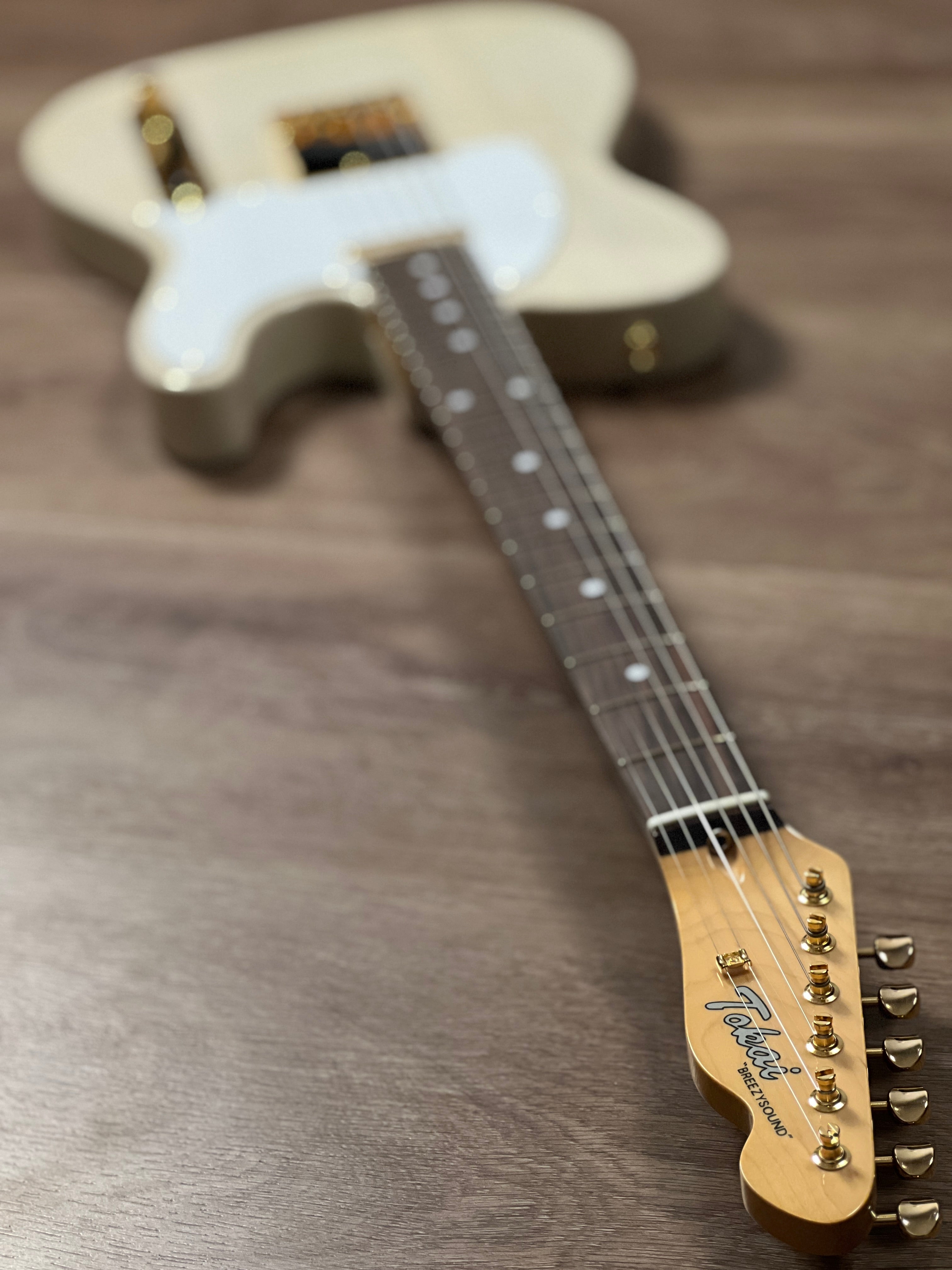 Tokai Japan ATE-102G/R Breezysound Japan in See Thru White with