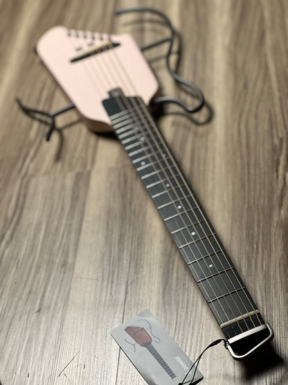 Donner HUSH-I Silent Guitar In Pink w/Bag