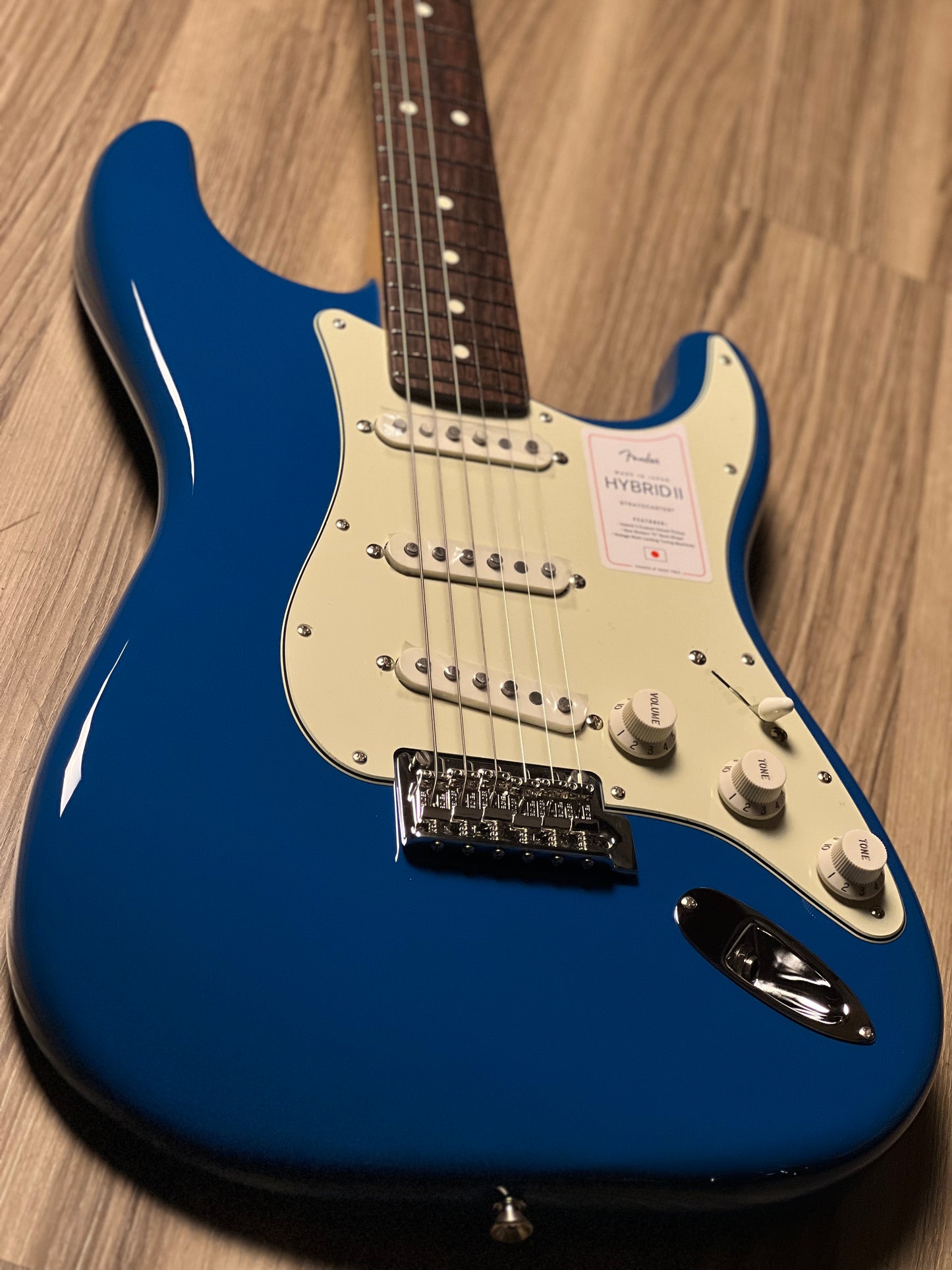 Fender Japan Hybrid II Stratocaster with Rosewood FB in Forest Blue JD23025227