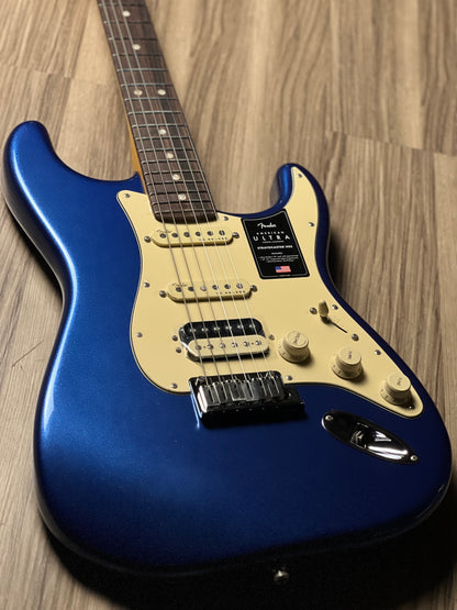 Fender American Ultra Stratocaster HSS - Cobra Blue with Rosewood Fingerboard US23029816