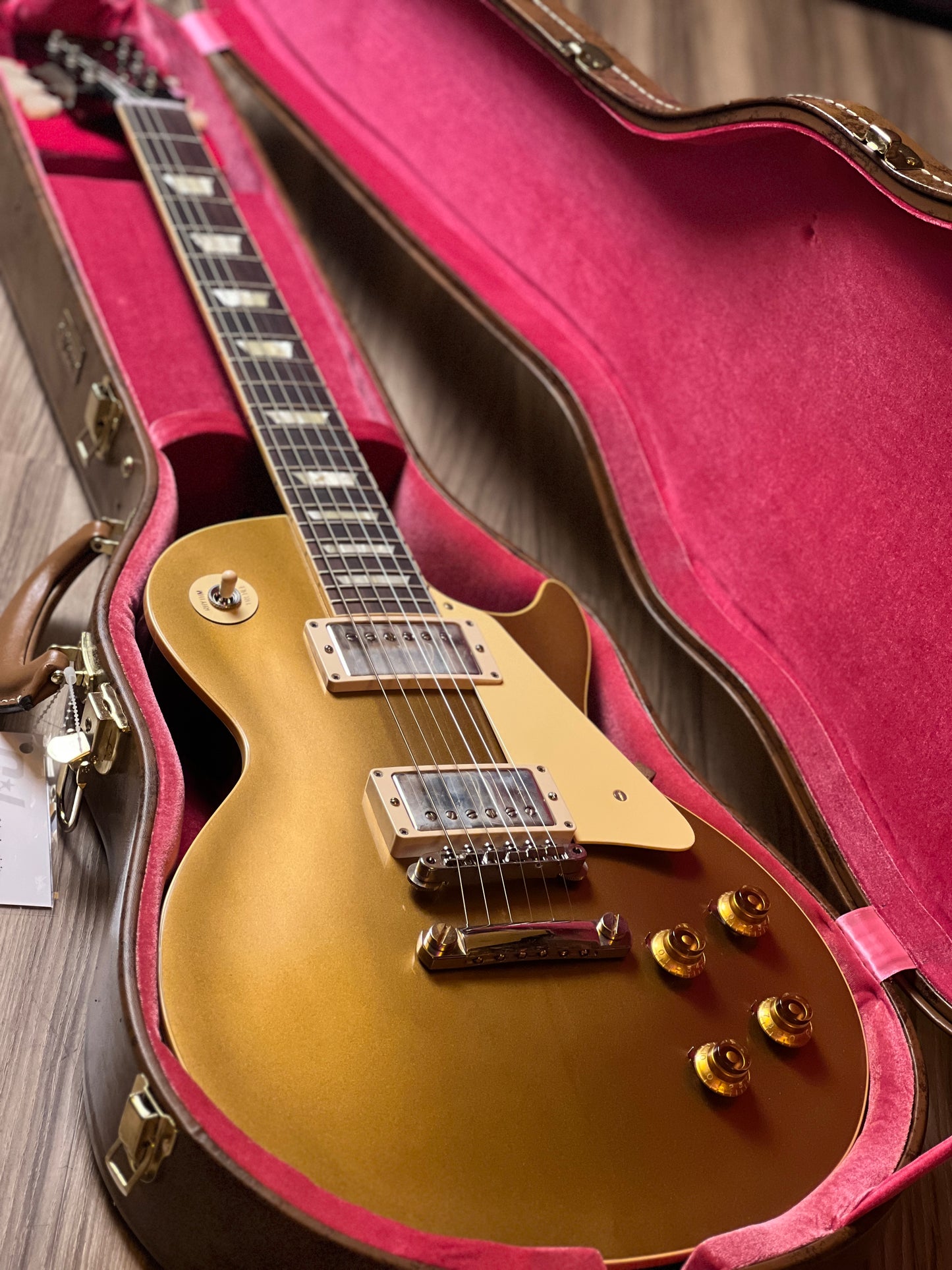 Gibson 1957 Les Paul Goldtop Darkback Reissue VOS in Double Gold 74496