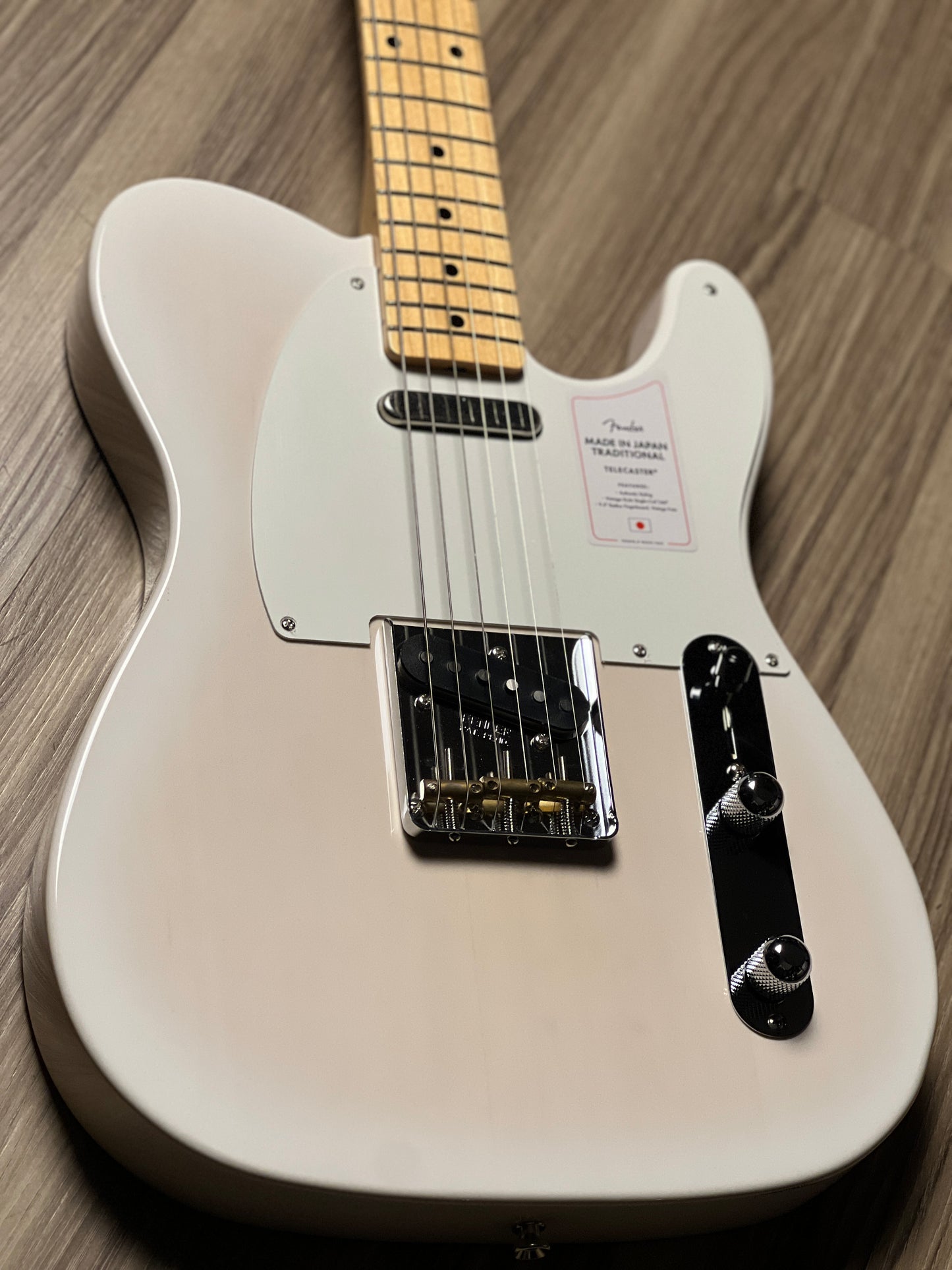 Fender Japan Traditional II 50s Telecaster with Maple FB in White Blonde JD22023608