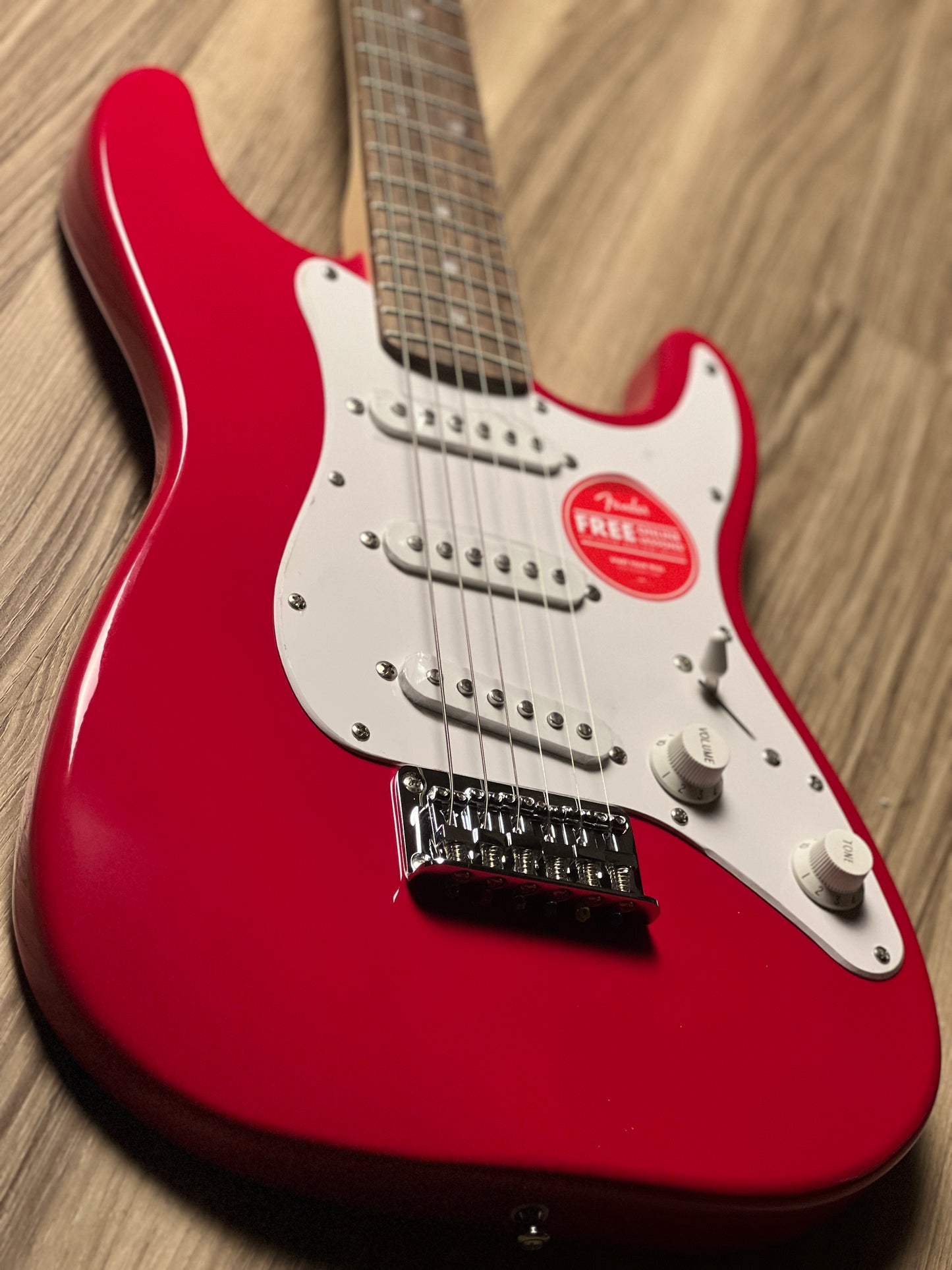 Squier Mini Stratocaster With Laurel FB In Dakota Red