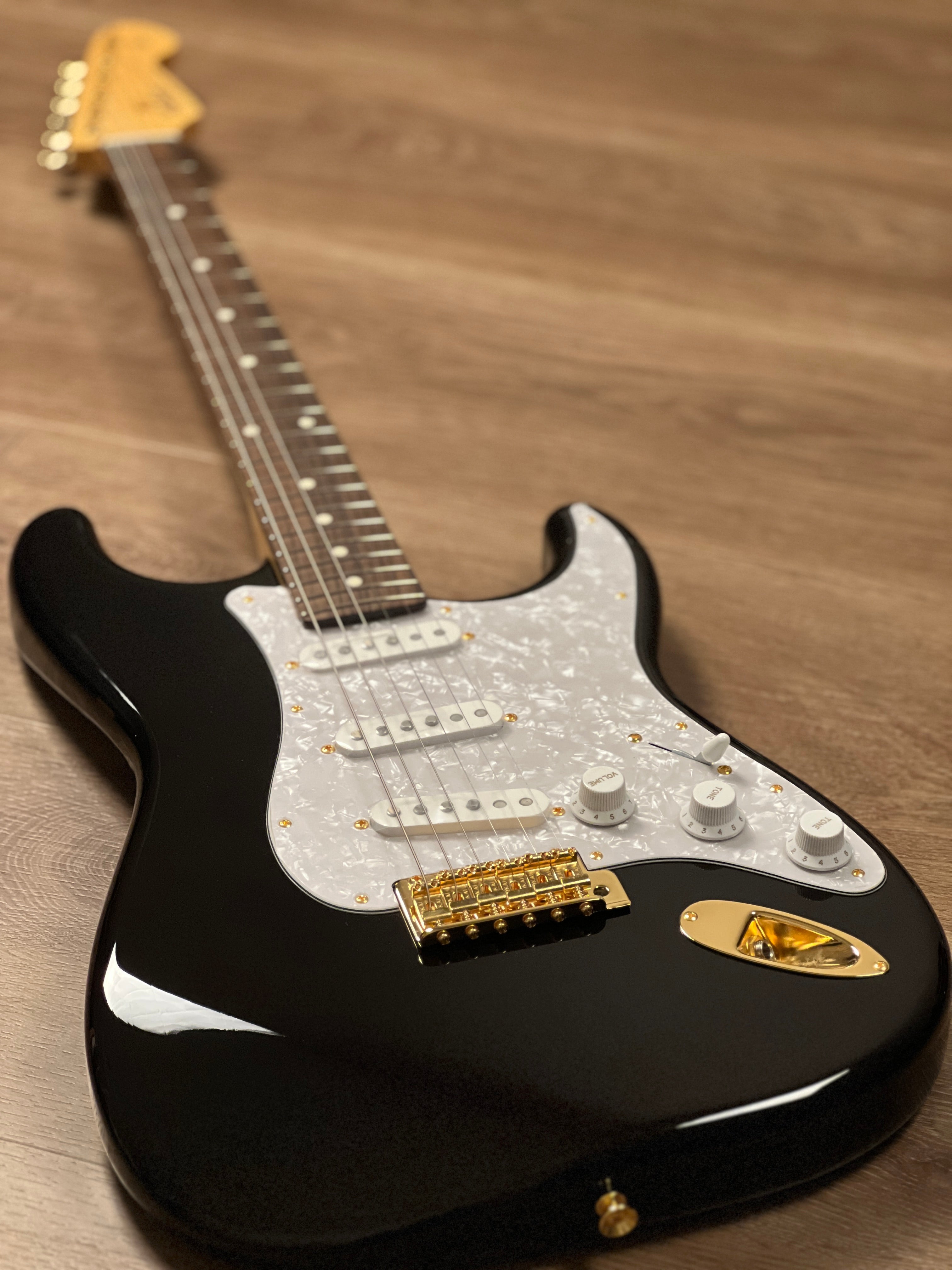 Tokai Japan Goldstar Sound AST-101G/R in See Thru Black with Gold