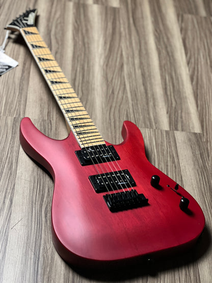 Jackson JS Series Dinky Arch Top JS24 DKAM with Caramelized Maple FB In Red Stain