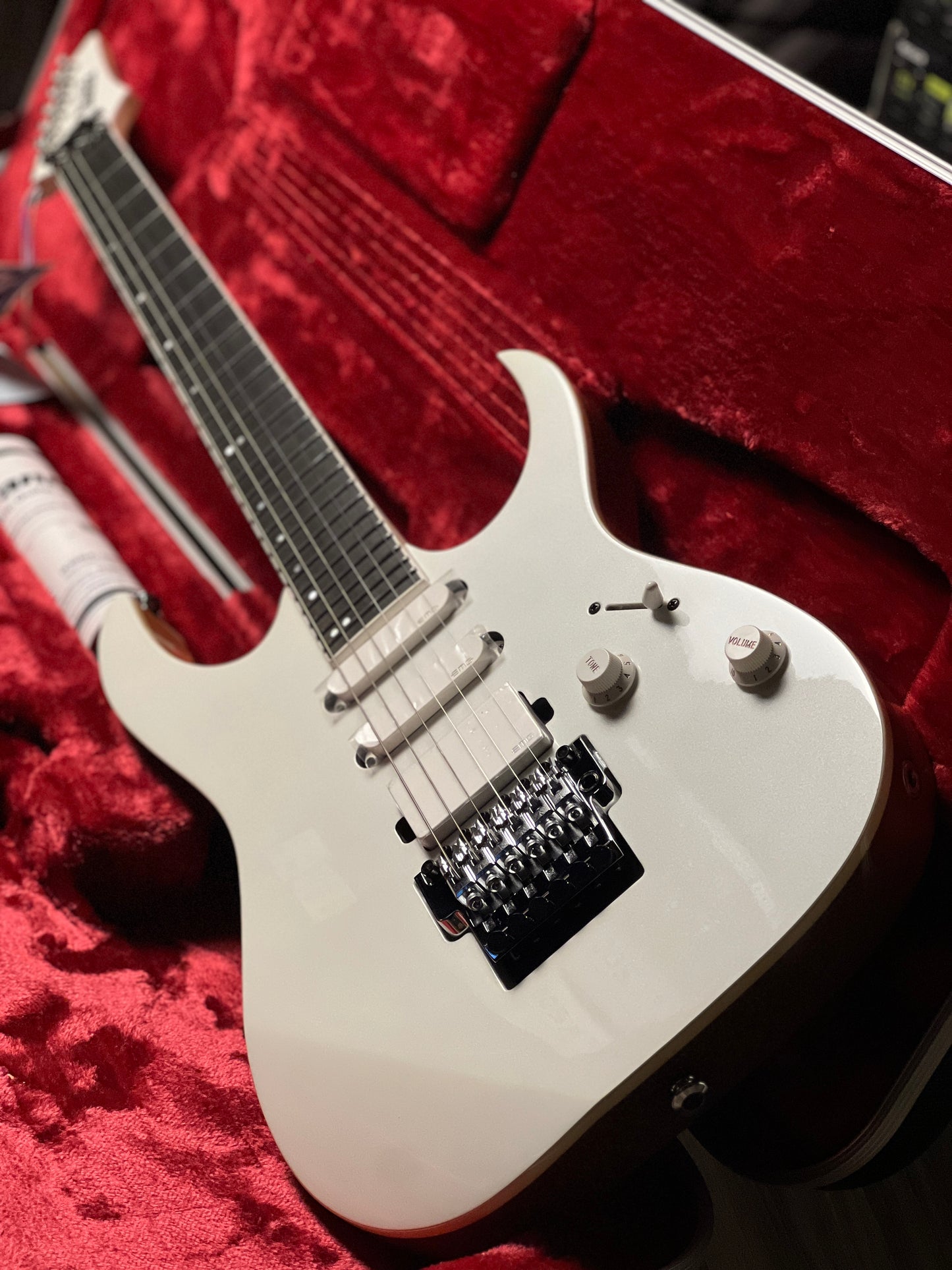 Ibanez RG5440C-PW with Case in Pearl White F2406993